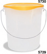 View: 5729 Round Storage Container with Bail Pack of 6